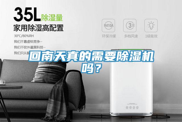 回南天真的需要除濕機嗎？