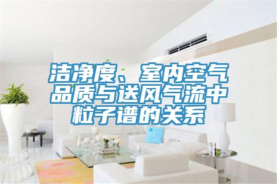 潔凈度、室內空氣品質與送風氣流中粒子譜的關系