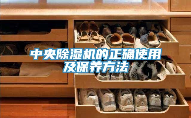 中央除濕機的正確使用及保養方法