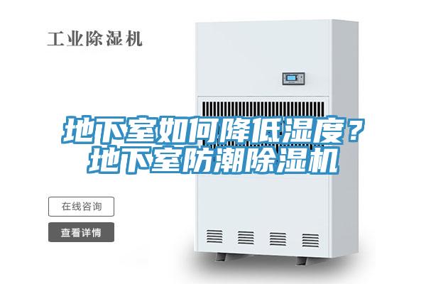 地下室如何降低濕度？地下室防潮除濕機
