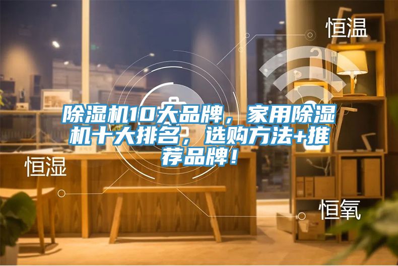 除濕機10大品牌,家用除濕機十大排名,選購方法+推薦品牌!